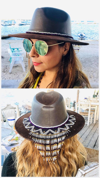 Sombreros con Arte Huichol