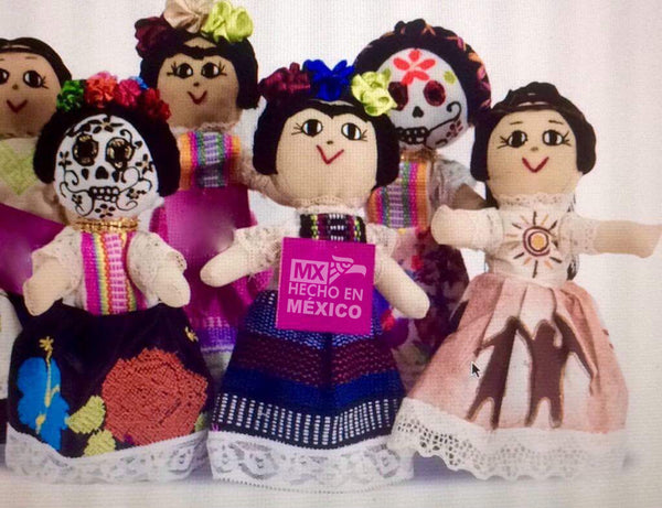 muñecas artesanales mexicanas GLOBAL EMPOWERMENT MEXICAN CREATIONS