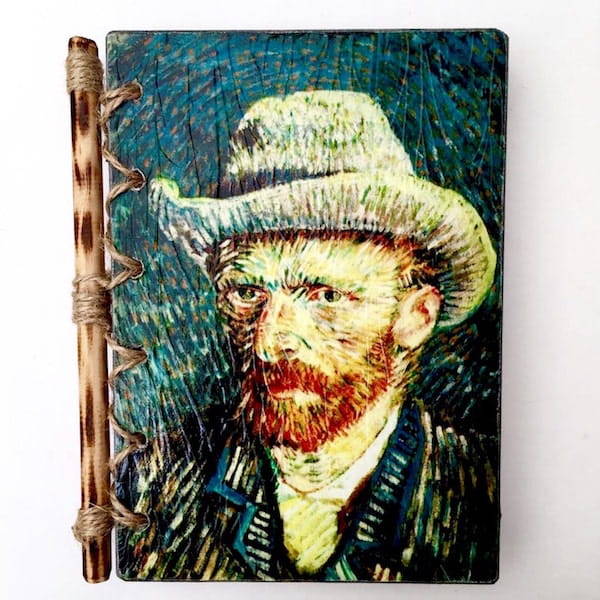Libreta Artesanal Grande “Van Gogh”